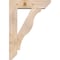 Ekena Millwork Funston Slat Smooth Bracket w/ Offset Brace, Douglas Fir, 7 1/2"W x 28"D x 40"H BKT0806X28X40FST06SDF - alternate 3